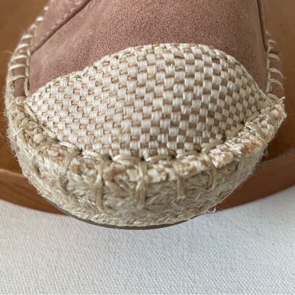 JOURNEE COLLECTION RAZILI ESPADRILLE WEDGE SNEAKER blush size 10 - Picture 4 of 10